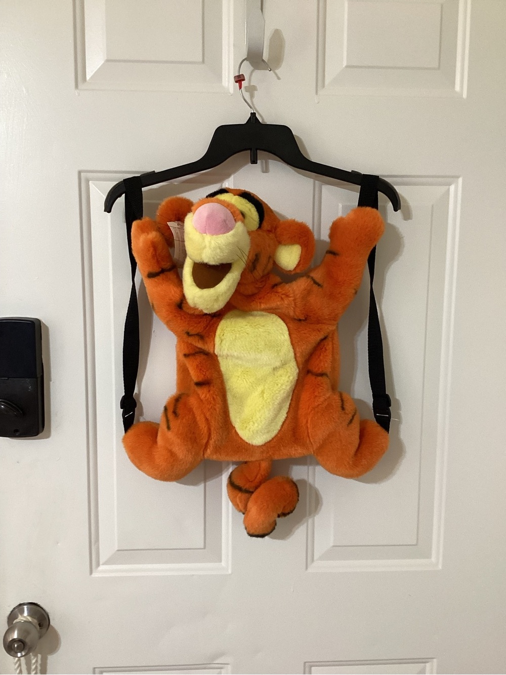 Disney Collection Tigger Orange Plush Character Backpack